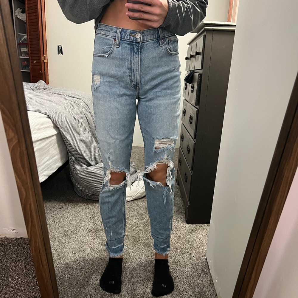 High Rise Mom Jean, long